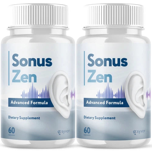 (2 Pack) Sonus Zen Advanced Ear Health Support and Tinnitus Relief 120 Capsules