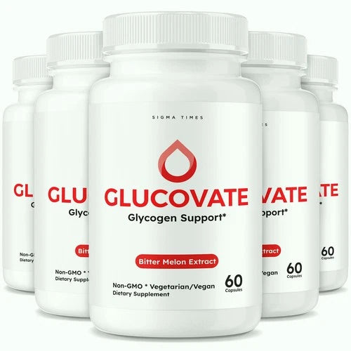 (5 Pack) Glucovate Glycogen Support for Balanced Blood Sugar & Metabolic Health