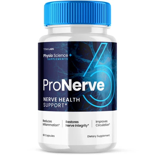 Pro Nerve 6 Nootropic, ProNerve 6 Brain Booster for Memory & Focus (60 Capsules)