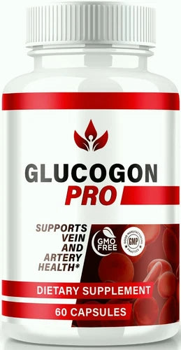 Glucogon Pro Pills to Support Blood Sugar & Pressure for Heart Health 60ct