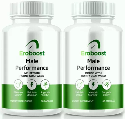(2 Pack) Eroboost Advanced Male Health Pills to Support Healthy Circulation