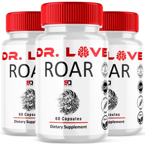 Dr. Love Roar Supports Energy and Vitality Male Health Supplement (3 Pack)