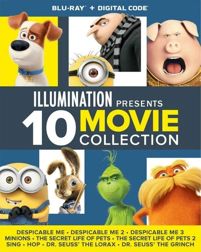 Illumination Presents 10-Movie Collection Blu-ray Steve Carell