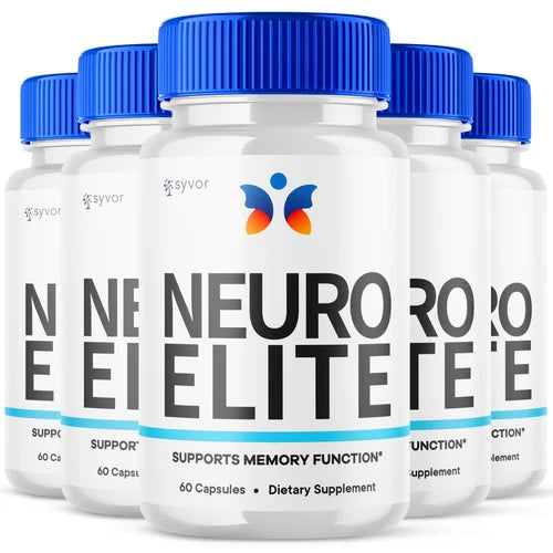 (5 Pack) Neuro Elite Nootropic All Natural Super Brain Supplement 300 Capsules
