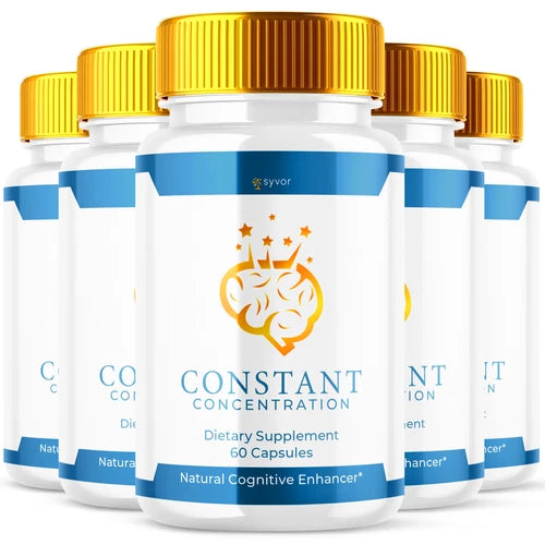 Constant Concentration Advanced Nootropic Formula Brain Health Support 300 Caps