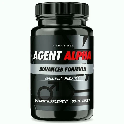 Agent Alpha Capsules for Men, AgentAlpha Male Health Support 60ct