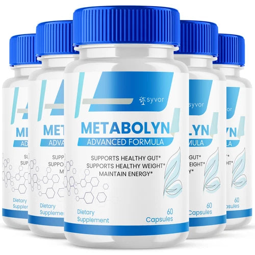 (5 Pack) Metabolyn Advanced Formula Natural Energy & Fitness Vitamin 300 Capsule