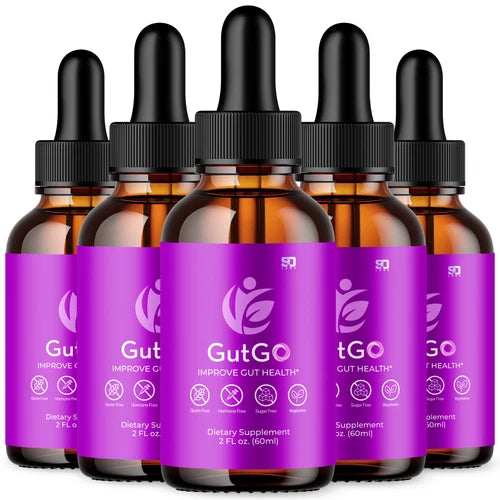 Gut Go Health Supplement - Support for Optimal Digestive Health (5 Pack)