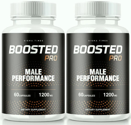 (2 Pack) Boosted Pro Pills for Men, Supports T-Levels and Boosts Energy