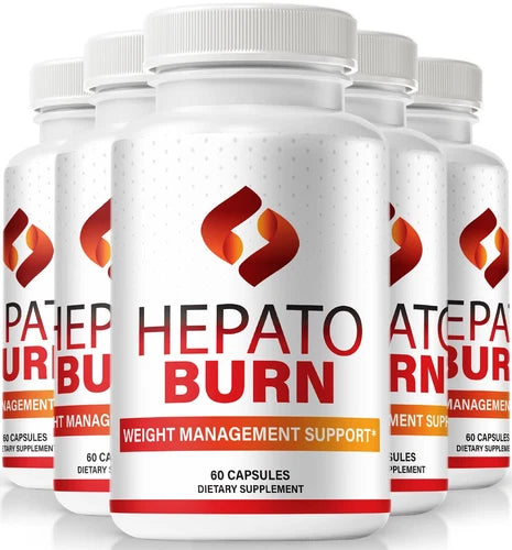 (5 Pack) HepatoBurn Pills To Support Weight Loss & Energy
