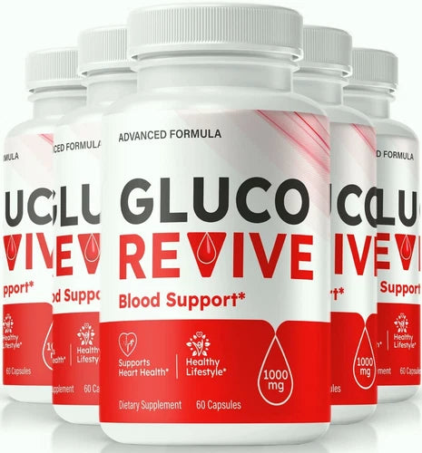 (5 Pack) GlucoRevive Blood Health Capsules to Support Blood Sugar & Pressure