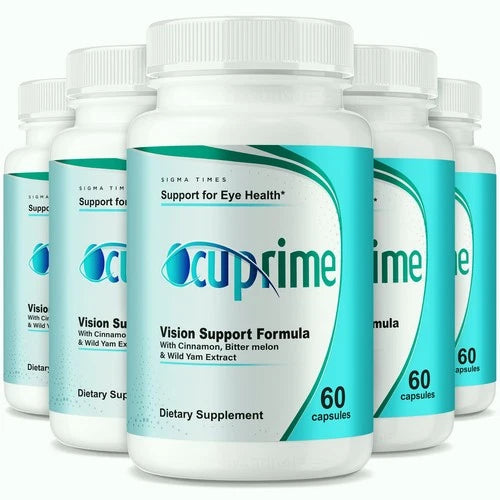 (5 Pack) Ocuprime Vision Formula, Occuprime Supplements Eye Pills (300 Capsules)