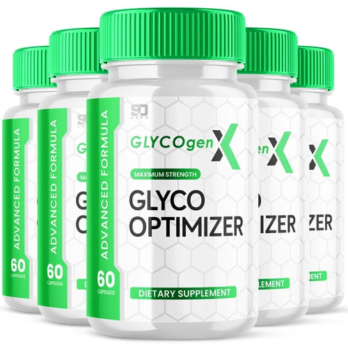 (5 Pack) Glycogen X Glyco Optimizer Capsules Advanced Formula (300 Capsules)