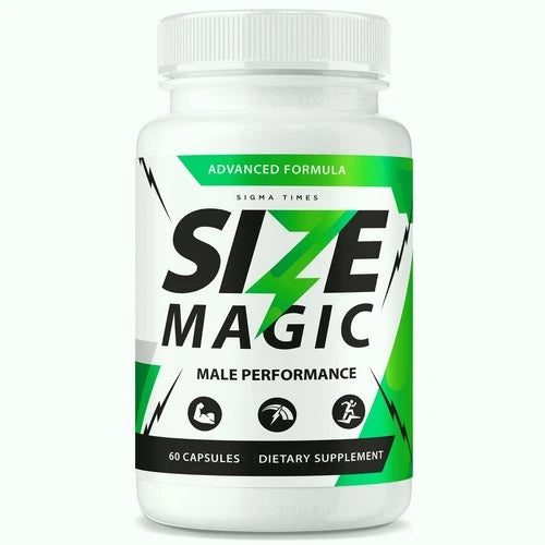 Size Magic Pills for Men, SizeMagic Advanced Male Health Support Formula 60ct