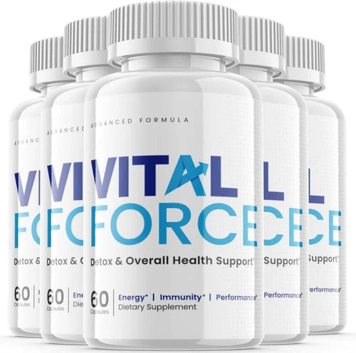 Vital Force Pills - Vital Force Supplement For Detox & Wellness ORIGINAL -5 Pack