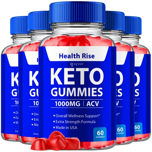 (5 Pack) Health Rise Keto ACV Gummys 1000MG Advanced Formula Vitamin 300 Gummies