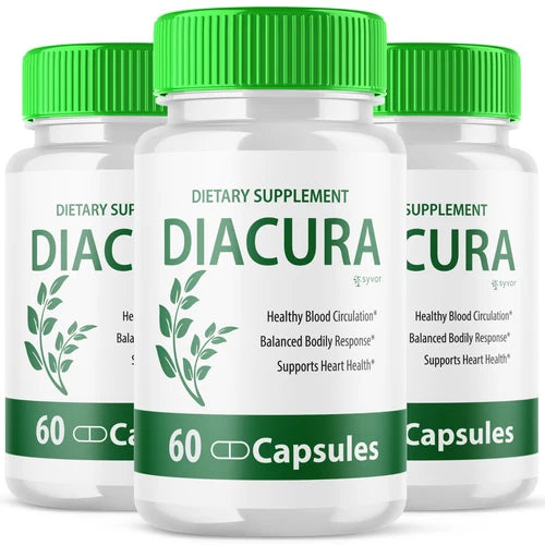 (3 Pack) Diacura Blood Balance Advanced Support Glycogen Vitamin 180 Capsules