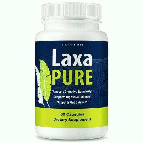 Laxa Pure Capsules - LaxaPure Gentle Formula for Gut and Digestion 60ct