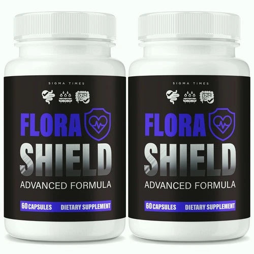(2 pack) Flora Shield Supplement - FloraShield Natures Shield Gut and Digestion