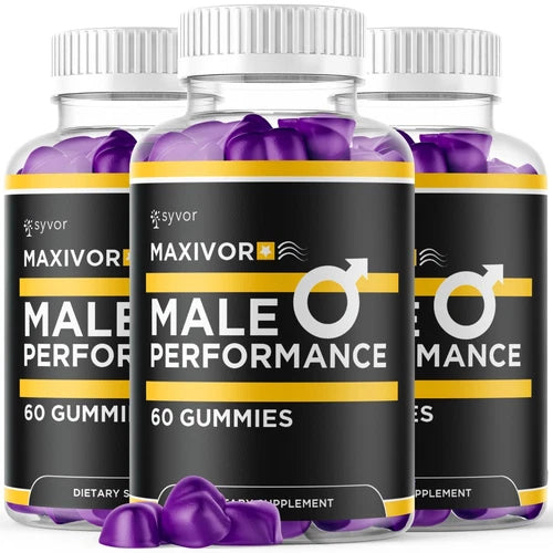 Maxivor Gummies for Men Maximum Strength Formula Vitamin Supplement 180 Gummies