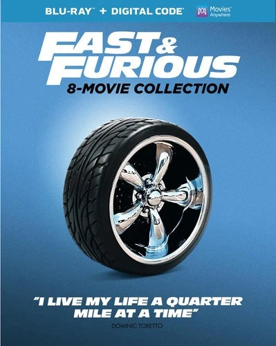Fast & Furious 8-movie Collection Blu-ray Paul Walker