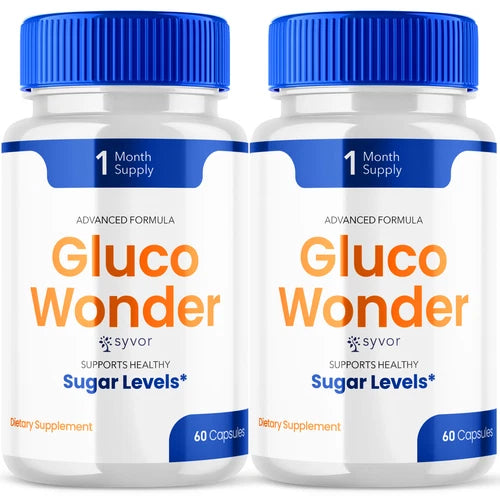 Gluco Wonder Advanced Formula Glycogen Health & Wellness Supplement 120 Capsules