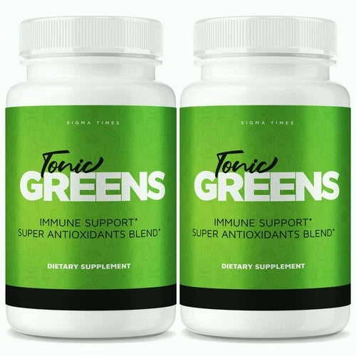 (2 Pack) Tonic Greens Pills, TonicGreens Antioxidants Blend for Immune Support