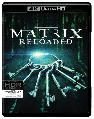 Matrix Reloaded 4K UHD Blu-ray Keanu Reeves NEW