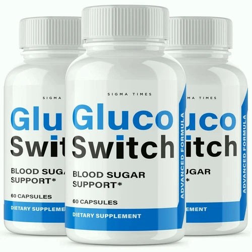 (3 Pack) Gluco Switch Capsules - Blood Health Support