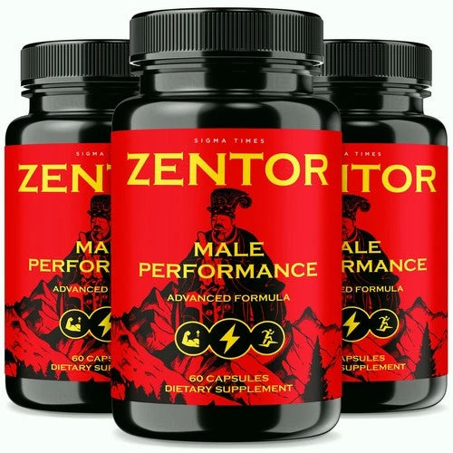 (3 Pack) Zentor Pills for Men,  Advanced Male Performance Support Formula