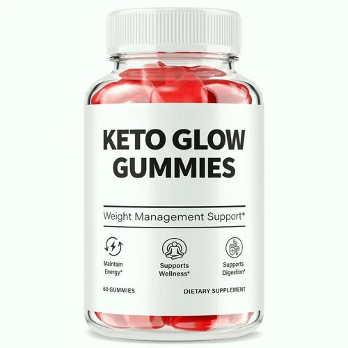 Keto Glow Keto ACV Weight Loss Gummies, KetoGlow Gummies for Energy 60ct