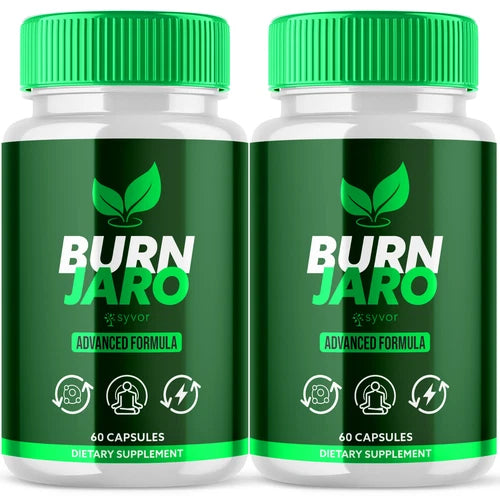 Burn Jaro All Natural Formula Energy and Detox Support Supplement 120 Capsules