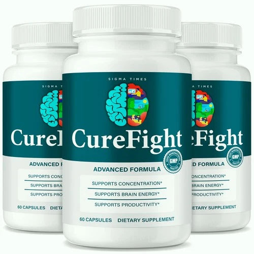 (3 Pack) Cure Fight for Memory - CureFight Brain Health Supplement