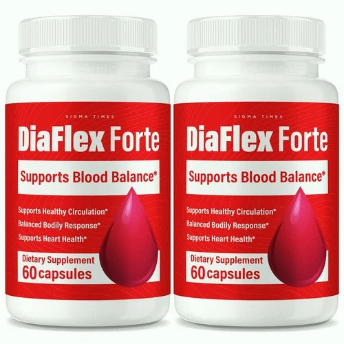 (2 Pack) DiaFlex Forte Capsules, DiaFlexForte Blood Health Support Formula