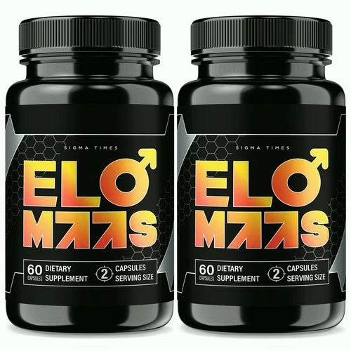 (2 Pack) Elo Maas Capsules for Men, EloMaas Pills for Male Health and Stamina