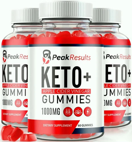 (3 Pack) Peak Results Keto + ACV Gummies, PeakResults Advance Weight Loss Gummy