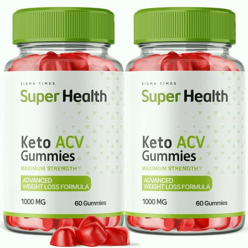 (2 Pack) Super health Keto Gummies - ACV Keto Gummies Advanced Weight Loss