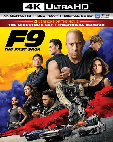 F9 The Fast Saga 4K UHD Blu-ray Vin Diesel NEW