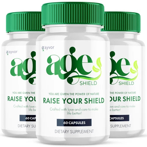 Age Shield Nootropic Capsules Advanced Formula Brain Health Support 180 Capsules