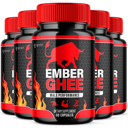 Ember Ghee Male Support Vitamin Maximum Strength Supplement for Men 300 Capsules