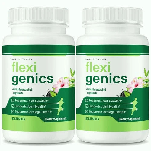 (2 Pack) FlexiGenics Advanced Joint Pills to Relieve Joint Stiffness and Pain