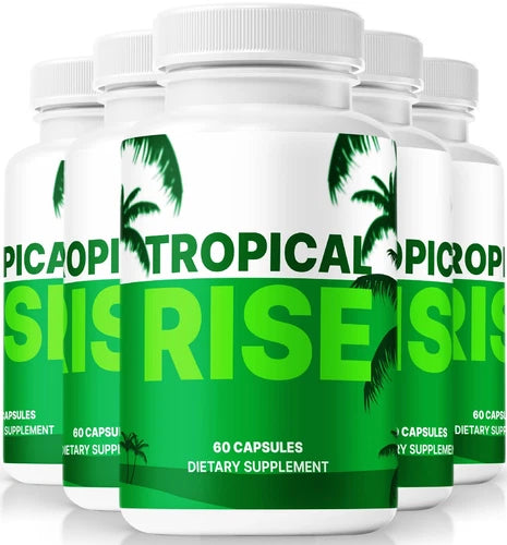(5 Pack) Tropical Rise Pills, TropicalRise Supports Male Vitality & Performance