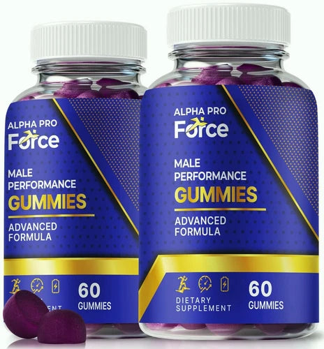 (2 Pack) Alpha Pro Force Male Gummies, Alpha Pro Force ED Gummy