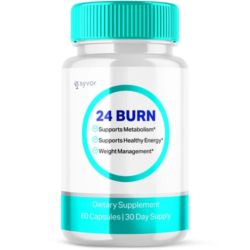 24 Burn Advanced Burner Formula Natural Energy and Fitness Support 60 Capsules