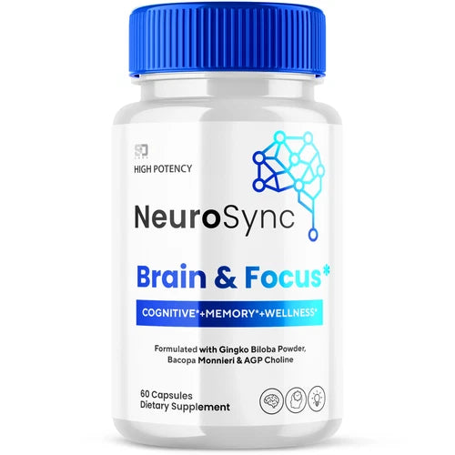 Neuro Sync Support Brain Health, Promotes Focus & Overall Wellness 60 Capsules