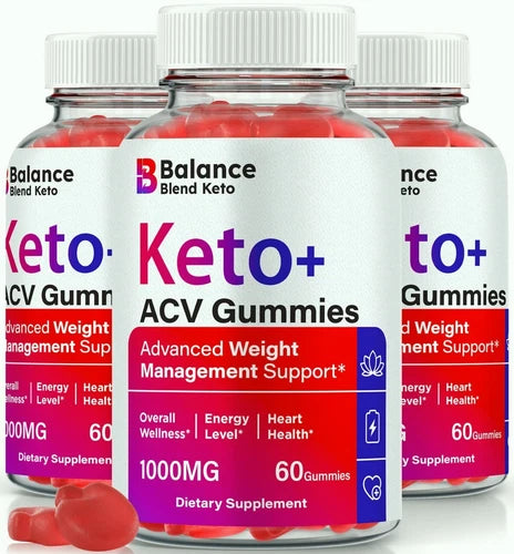 (3 Pack) Balance Blend Keto ACV Gummies, Balance Blend for Advanced Weight Loss