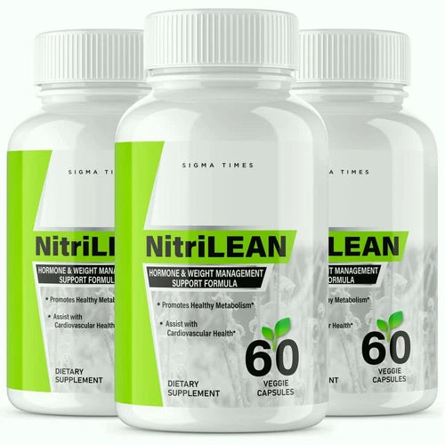 (3 Pack) Nitrilean Hormone and Weight Loss Support Supplement, Nitrilean Pills