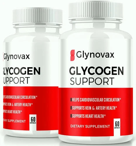 (2 Pack) Glycovax Blood Sugar Support Pills, Glynovax Advanced Glycogen Formula