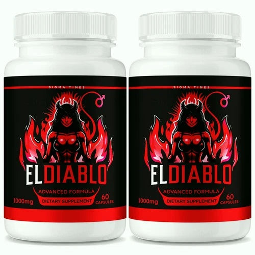 (2 Pack) ElDiablo Capsules for Men - Premium Male Health Support Formula