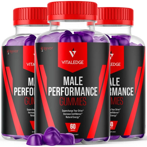 Vital Edge Gummies For Men, Advanced Performance Formula Supplement 180 Gummies